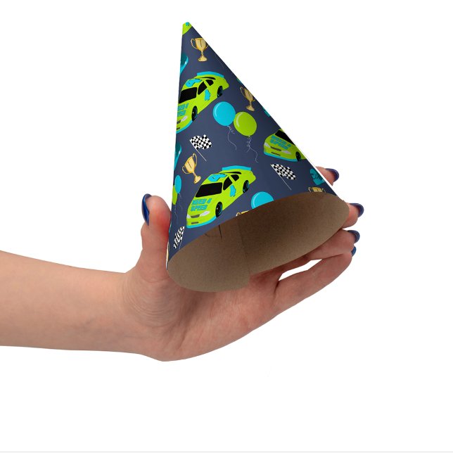 Need 4 Speed Race Car Boys 4th Birthday Party Party Hat (Creator Uploaded)