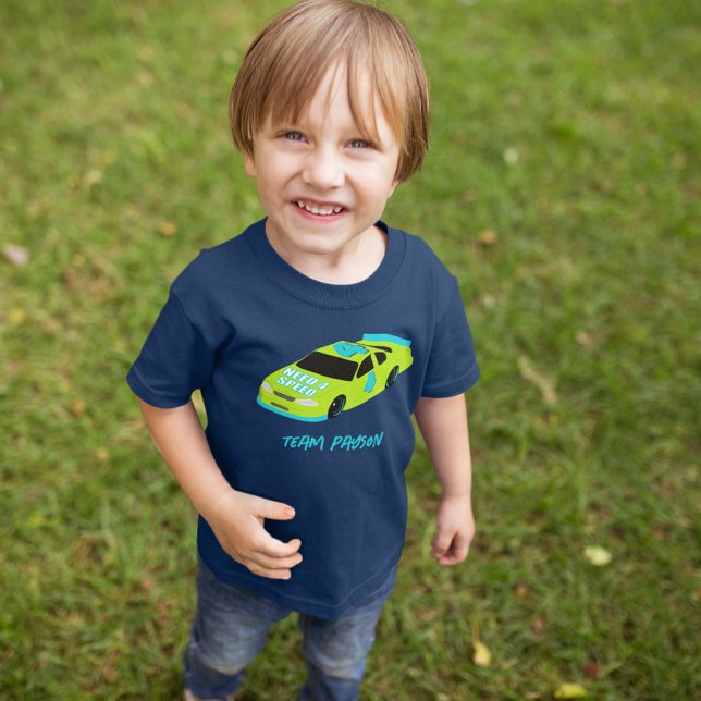 Need 4 Speed Race Car Boys 4th Birthday Party T-Shirt (Creator Uploaded)