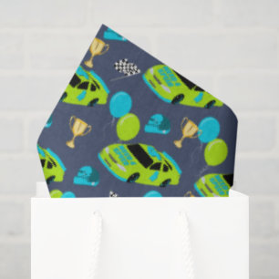 Need 4 Speed Race Car Boys 4th Birthday Party Tissue Paper