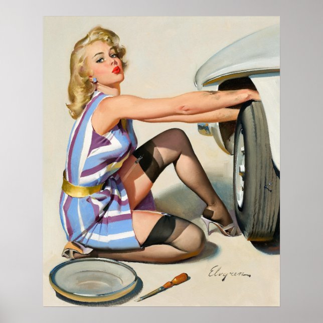 Need a Hand Pin Up Poster (Front)