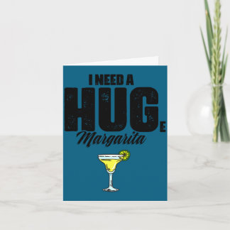 Need a huge margarita cinco de mayo drinking card