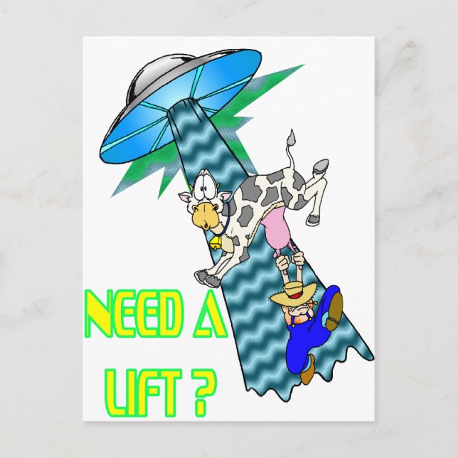 Need a Lift? Postcard (Front)