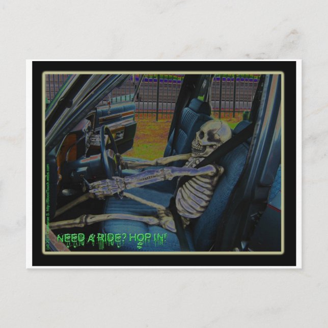 Need a Ride? postcard (Front)