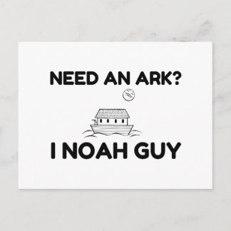 Need An Ark I Noah Guy Postcard