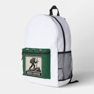 Need Coffee Graphic Backpack