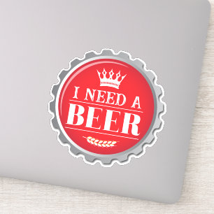 Need Craft Beer Fun Beer Drinker Bottle Cap Quote
