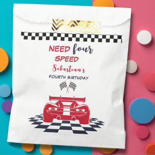 Need four speed fourth kids birthday favour bags