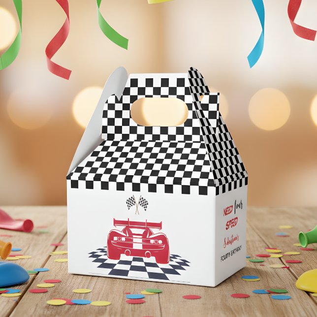 Need four speed fourth kids birthday favour box (Creator Uploaded)