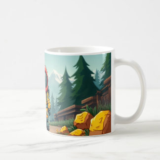Need More Farm — Rust Inspired Cartoon Miner Coffee Mug