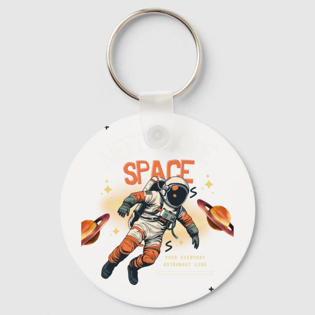 Need More Space Key Ring (Front)