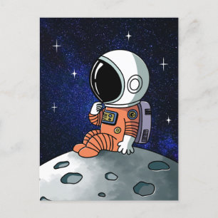 Need Space, Astronaut, Spaceman Postcard