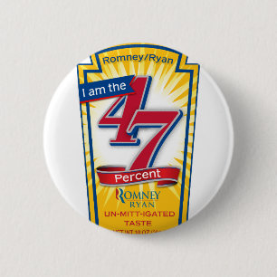 Need to spice up your BBQ? Try Romney/Ryan 47Sauce 6 Cm Round Badge