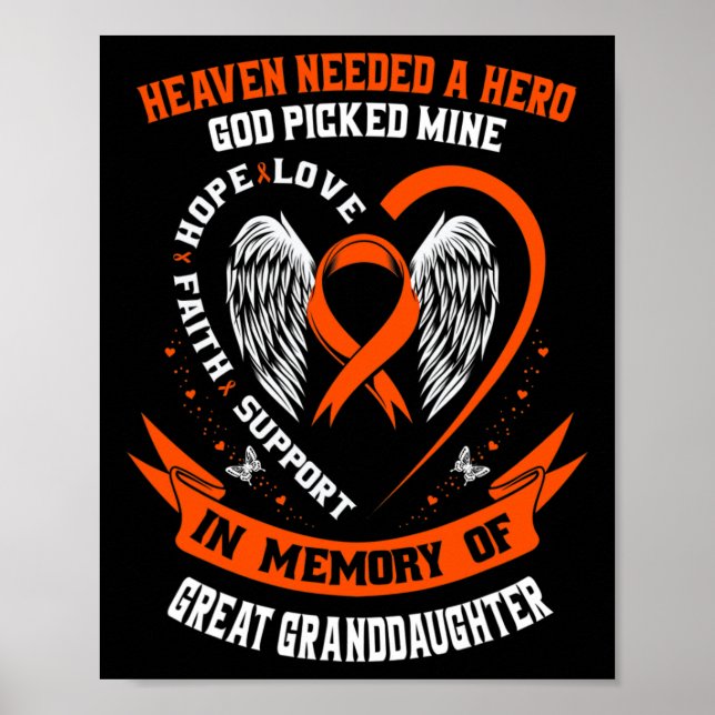 Needed A Hero God Picked Great Granddaughter Leuke Poster (Front)