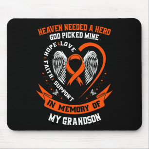 Needed A Hero God Picked My Grandson Leukaemia Gif Mouse Pad