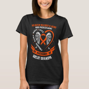 Needed A Hero God Picked My Great Grandpa Leukaemi T-Shirt