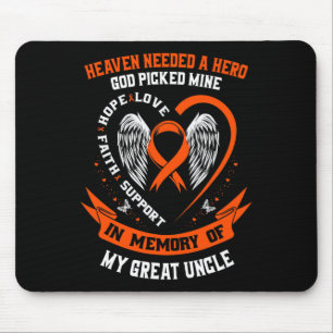 Needed A Hero God Picked My Great Uncle Leukaemia Mouse Pad