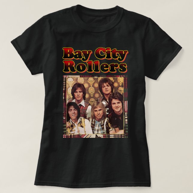 Needed Gifts Band Bay City Rollers Music Rock  Gif T-Shirt (Design Front)
