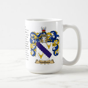 Needham, the Origin, the Meaning and the Crest Coffee Mug