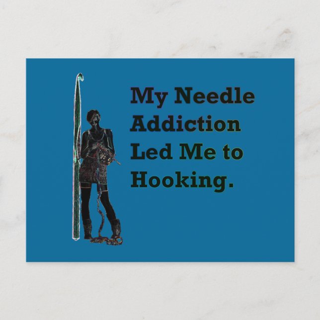 Needle Addiction Postcard (Front)