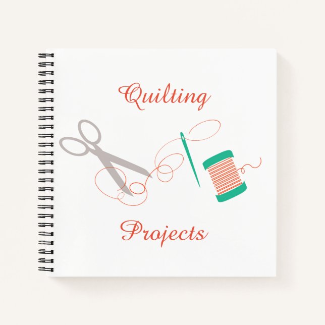 Needle and Thread Notebook (Front)