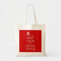 Needle and Thread Tote Bag Cross Stitch