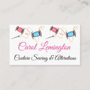 Needle and Threads Personalised Business Card