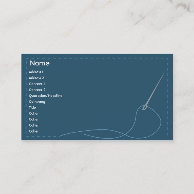 Needle - Business Card (Front)