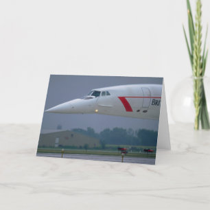 Needle nose of a British Airways Concorde Card