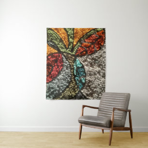 Needle Punch Fall Design/abstract/mid-century mode Tapestry