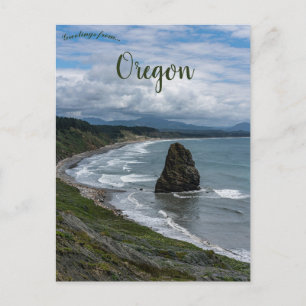 Needle Rock Cape Blanco Oregon Postcard