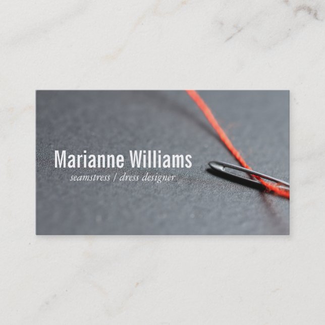 Needle & Thread Business Card (Front)