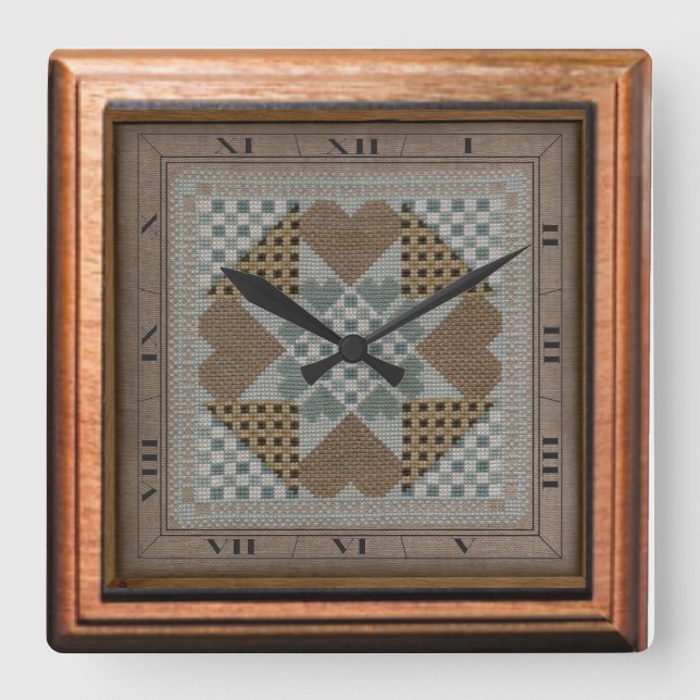 Needlepoint Wall Clock (Front)