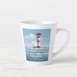 Needles Lighthouse Latte Mug