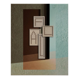 needlework_3_4forfall_2 glossy poster