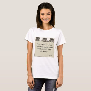Needlework Before Housework, with kittens T-Shirt
