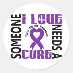 Needs A Cure 4 Cystic Fibrosis Classic Round Sticker