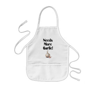 Needs More Garlic! Kids Apron