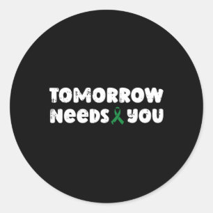 Needs You Mental Health Awareness Counsellor Classic Round Sticker