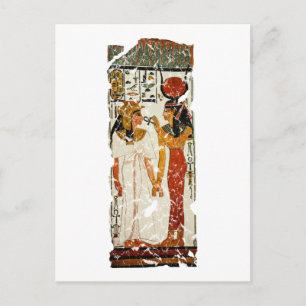 Nefertari with Isis Postcard