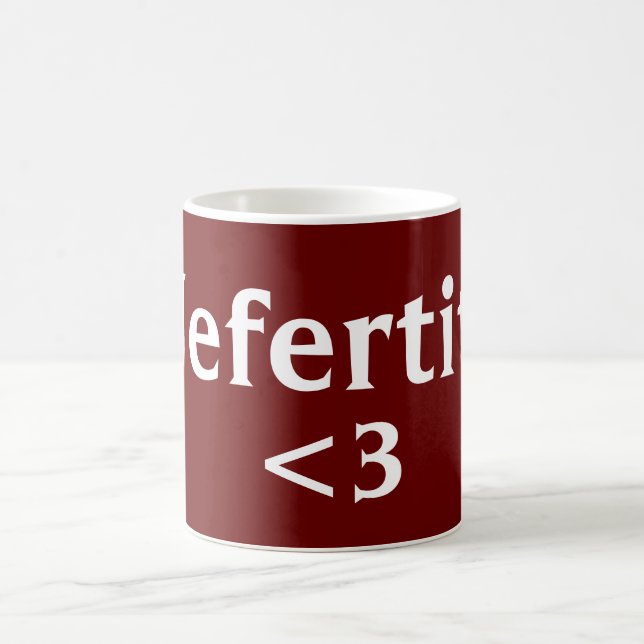 Nefertiti <3 coffee mug (Center)