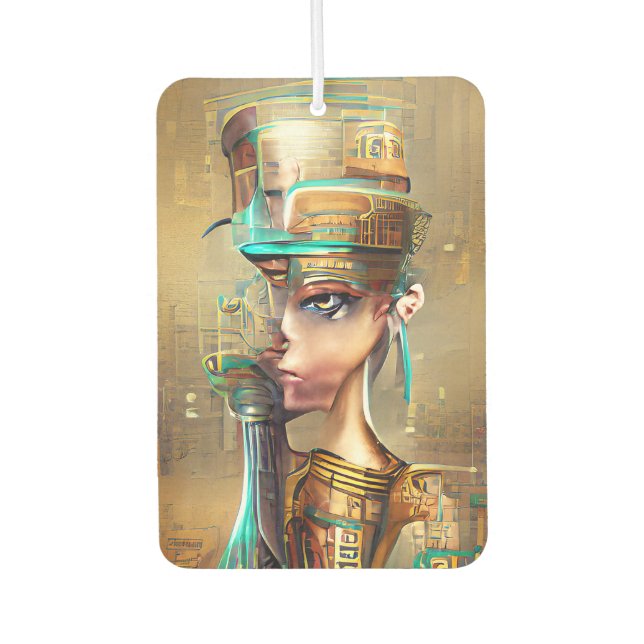 Nefertiti Car Air Freshener (Front)