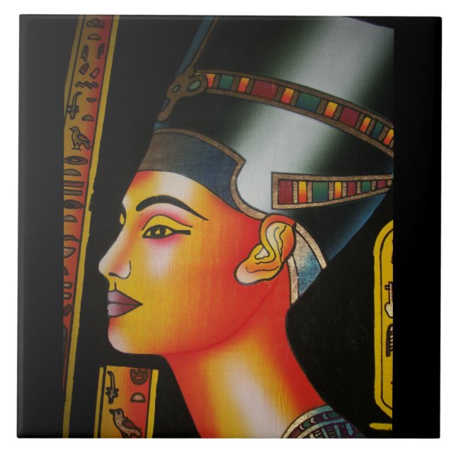 Nefertiti Egypt queen Tile (Front)