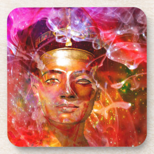 Nefertiti Egyptian queen Coaster