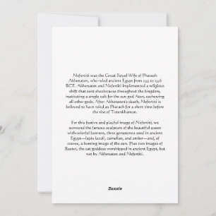 Nefertiti Holiday Card