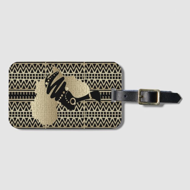 Nefertiti Luggage Tag (Front Horizontal)