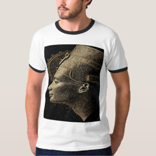 Nefertiti Modern Silhouette Line Art T-Shirt