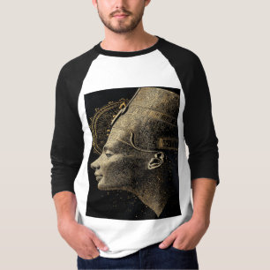 Nefertiti Modern Silhouette Line Art T-Shirt