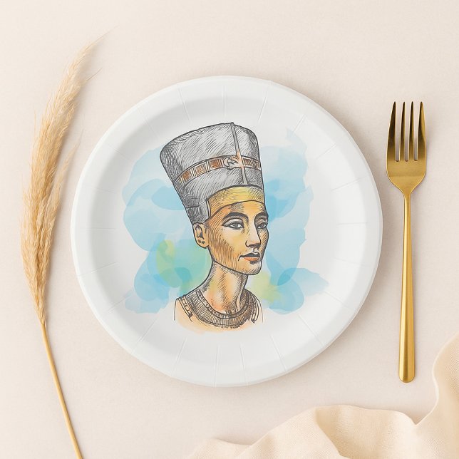 Nefertiti Paper Plate (Creator Uploaded)