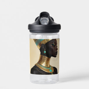 Nefertiti Returns — Ancient Egyptian African Queen Water Bottle