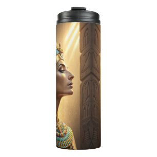 Nefertiti The Queen of Timeless Elegance  Egyptian Thermal Tumbler